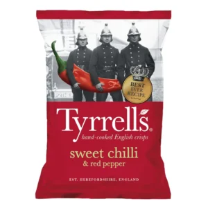 Tyrrells Sweet Chilli   Red Pepper Potato Chips 150g
