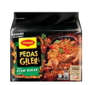 Maggi tant Fried Noodles Pedas Giler Ayam Bakar