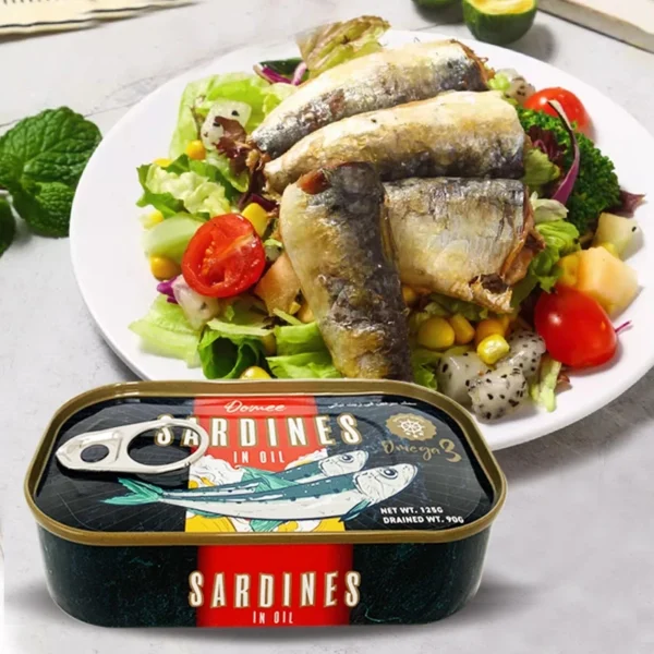 Domee Canned Sardines in Vegetable Oil 125g