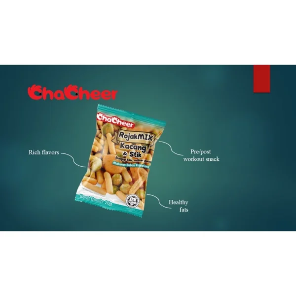CHACHEER Rojak Mix Kacang   Stick 26G