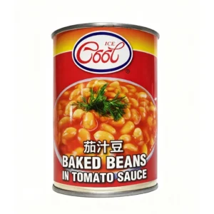 1Carton x 24Tins Ice Cool Canned Baked Beans in Tomato Sauce 425g