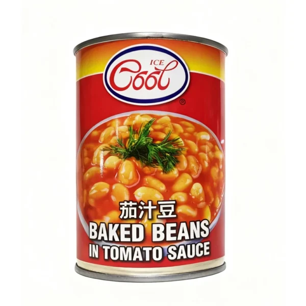 1Carton x 24Tins Ice Cool Canned Baked Beans in Tomato Sauce 425g