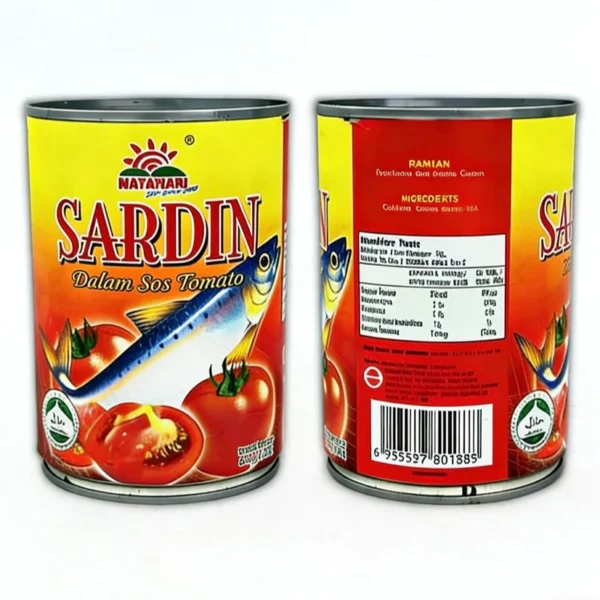 1Carton x 24Tins Matahari Canned Sardines in Tomato Sauce 425g