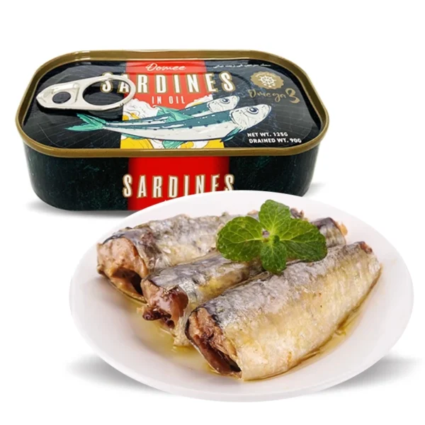 Domee Canned Sardines in Vegetable Oil 125g