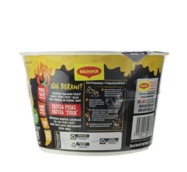 Maggi Pedas Giler Cheezy Volcano Bowl