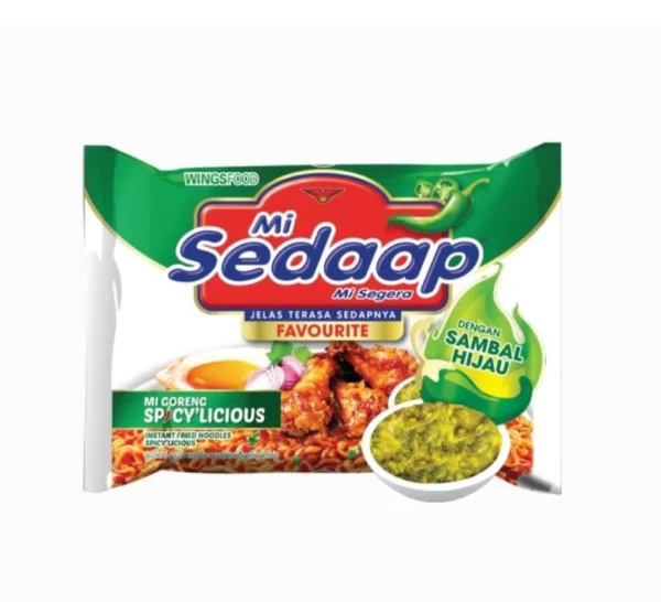 Mi Sedaap Fried tant Noodles Spicy licious
