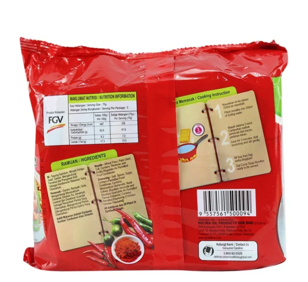 Saji Sajimee tant Noodles Curry Soup Flavour