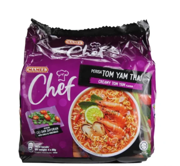 Mamee Chef tant Noodle   Creamy Tom Yam Flavour